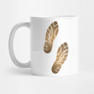 Footprints in the sand Mug